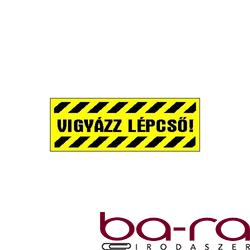 Matrica vigyÃzz lÃpcsÅ! sÃrga a matricák, piktogrammok ba ra ...
