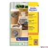 Etikett AVERY L7110-25 62x42mm termék címke környezetbarát barna kraft 450 címke/doboz 25 ív/doboz