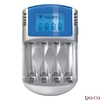 Akkumulátor töltő VARTA LCD-s + 12 V USB