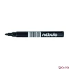 Alkoholos marker NEBULO 233-S kerek fekete