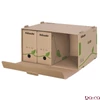 Archiváló konténer dobozoknak ESSELTE Eco 439x259x340 mm előre nyíló tetővel barna