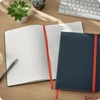 Beírókönyv kockás LEITZ B/5 80 lapos Cosy Soft Touch keményfedeles bársonyszürke