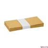 Boríték színes KASKAD LA/4 szilikonos 110x220mm 120 g arany 25 darabos