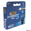 Borotvafej BIC Hybrid Flex3 mozgófejes mozgópengés 4 darab/bliszter