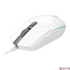 Egér vezetékes LOGITECH G102 LightSync USB 6 gombos 8000 DPI fehér
