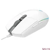 Egér vezetékes LOGITECH G203 Lightsync USB 6 gombos 8000 DPI fehér