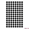 Etikett AVERY 3009 jelölőpont 8mm fekete 416 darabos