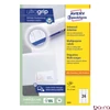Etikett AVERY 3474 70x37mm univerzális 2400 címke/doboz 100 ív/doboz