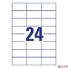 Etikett AVERY 3474 70x37mm univerzális 2400 címke/doboz 100 ív/doboz