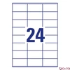 Etikett AVERY 3475 70x36mm univerzális 2400 címke/doboz 100 ív/doboz