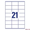 Etikett AVERY 3481-10 70x41mm univerzális 240 címke/doboz 10 ív/doboz