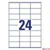 Etikett AVERY 3490 70x36 mm fehér univerzális  720 címke/doboz 30 ív/doboz