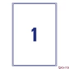 Etikett AVERY L7167-100 199,6x289,1 mm fehér univerzális 100 ív/doboz