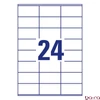 Etikett AVERY LR3475 70x36 mm környezetbarát 2400 címke/doboz 100 ív/doboz