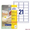 Etikett AVERY L6023REV-25 63,5X38,1 univerzális visszaszedhető 25+5 ív/doboz