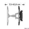 Falitartó HAMA Prémium Full Motion 2 kar 94-228 cm 37"-90" fekete