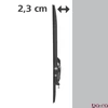 Falitartó HAMA fix 81-165 cm 32"-65" fekete