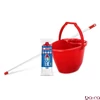 Felmosó szett BONUS extra vödör 11L+ 120cm nyél + softmop pótfej kék