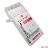 Filctoll  ZEBRA ClickArt nyomógombos vízbázisú 12 darabos