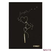 Füzet sima STREET A/5 54 lapos Black&Gold