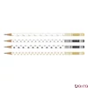 Grafitceruza ASTRA PEN gold-black háromszögletű HB 48 darabos