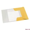 Gumis mappa LEITZ Cosy Soft Touch A/4 karton melegsárga