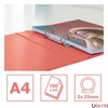 Gyűrűskönyv ESSELTE Colour Breeze A/4 42 mm 2 gyűrű karton korall