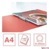 Gyűrűskönyv ESSELTE Colour Breeze A/4 25 mm 2 gyűrűs PP korall