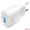 Hálózati adapter HAMA USB-A 6W fehér