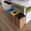 Hulladéktároló karton szelektív 20 L papírhoz magyar felirattal