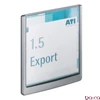 Irányítótábla DURABLE Click Sign 149x148,5 mm grafit