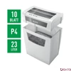 Iratmegsemmisítő LEITZ IQ Home Office konfetti P4 10 lap fehér