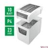 Iratmegsemmisítő LEITZ IQ Slim Home Office konfetti P4 10 lap fehér