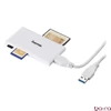 Memóriakártya olvasó HAMA Slim USB 3.0 fehér