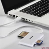 Memóriakártya olvasó HAMA Slim USB 3.0 fehér