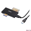 Memóriakártya olvasó HAMA Slim USB 3.0 fekete