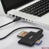 Memóriakártya olvasó HAMA Slim USB 3.0 fekete