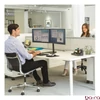 Monitortartó állvány FELLOWES Professional Series Dual Horizontal  kettő monitorhoz
