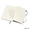 Notesz vonalas MOLESKINE QP616B20 "L" puhafedeles zafirkék