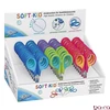 Olló iskolai WEDO Soft-Kid gumifogós hegyes 11,5cm