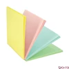 Öntapadós jegyzettömb STICK`N 76x76mm pasztell magic pad 100 lap