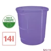 Papírkosár ESSELTE Colour Breeze 14 liter áttettsző levendula
