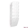 Prospektustartó DURABLE Flexiplus A/4 álló fali 6 részes átlátszó