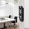Prospektustartó DURABLE Flexiplus A/4 álló fali 6 részes fekete