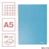 Spirálfüzet kockás ESSELTE A/5 80 lapos Colour Breeze kék