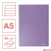 Spirálfüzet vonalas ESSELTE A/5 80 lapos Colour Breeze levendula