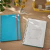 Spirálfüzet kockás LEITZ B/5 80 lapos Cosy Soft Touch keményfedeles nyugodtkék