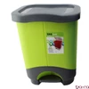 Hulladéktároló pedálos szelektív Ekolux  Duo 2 részes 2x10,5L