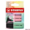 Szövegkiemelő STABILO Boss Mini Pastel 3 darabos