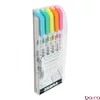 Szövegkiemelő kétvégű ZEBRA Mildliner fluorescent 1,4-4,0 mm 5 darabos